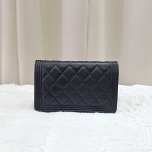 Chanel Boy WOC Black Caviar Leather GHW