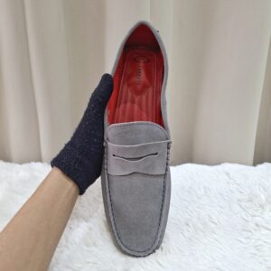 Tods Ferrari Loafer Suede Grey