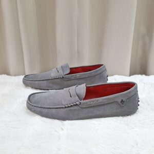 Tods Ferrari Loafer Suede Grey