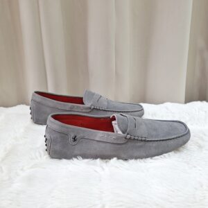 Tods Ferrari Loafer Suede Grey