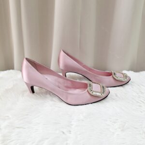 roger vivier crystal buckle pumps
