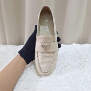 prada loafer suede