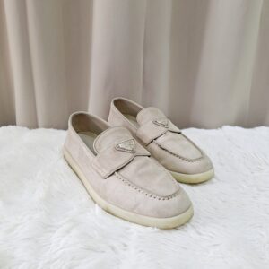 prada loafer suede