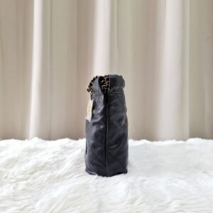 Chanel 22 Mini Black Quilted Caviar Leather