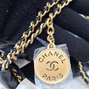 Chanel 22 Mini Black Quilted Caviar Leather