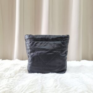 Chanel 22 Mini Black Quilted Caviar Leather