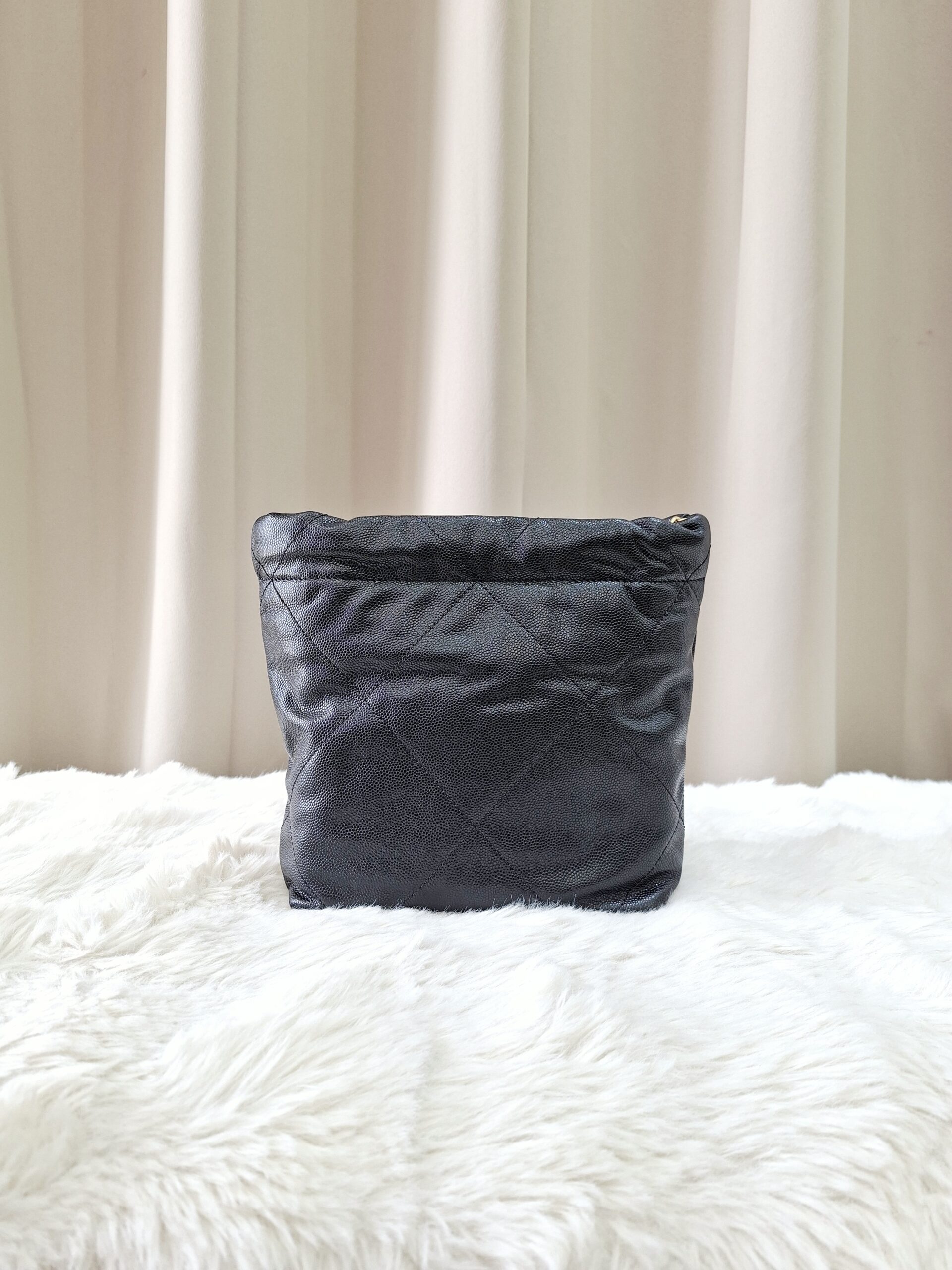 Chanel 22 Mini Black Quilted Caviar Leather Chanel 22 Mini Black Quilted Caviar Leather