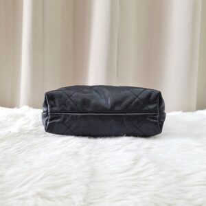 Chanel 22 Mini Black Quilted Caviar Leather