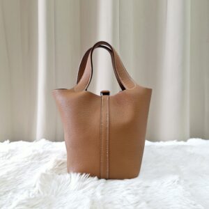 Hermes Picotin 18 Gold PHW