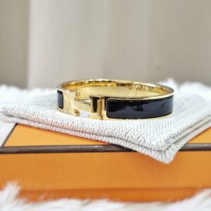 Hermès Clic H Black GHW ST 1116