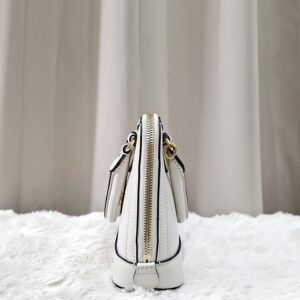 gucci 1955 top handle white ghw 640716467891 with longstrap, 2 dustbag in excellent condition 9/10
