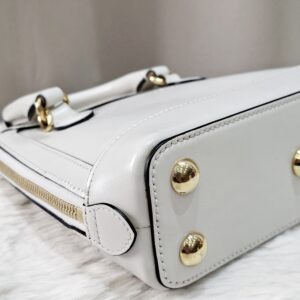 gucci 1955 top handle white ghw 640716467891 with longstrap, 2 dustbag in excellent condition 9/10