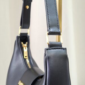 Celine Medium Ava Triomphe Bag Smooth Calfskin Black