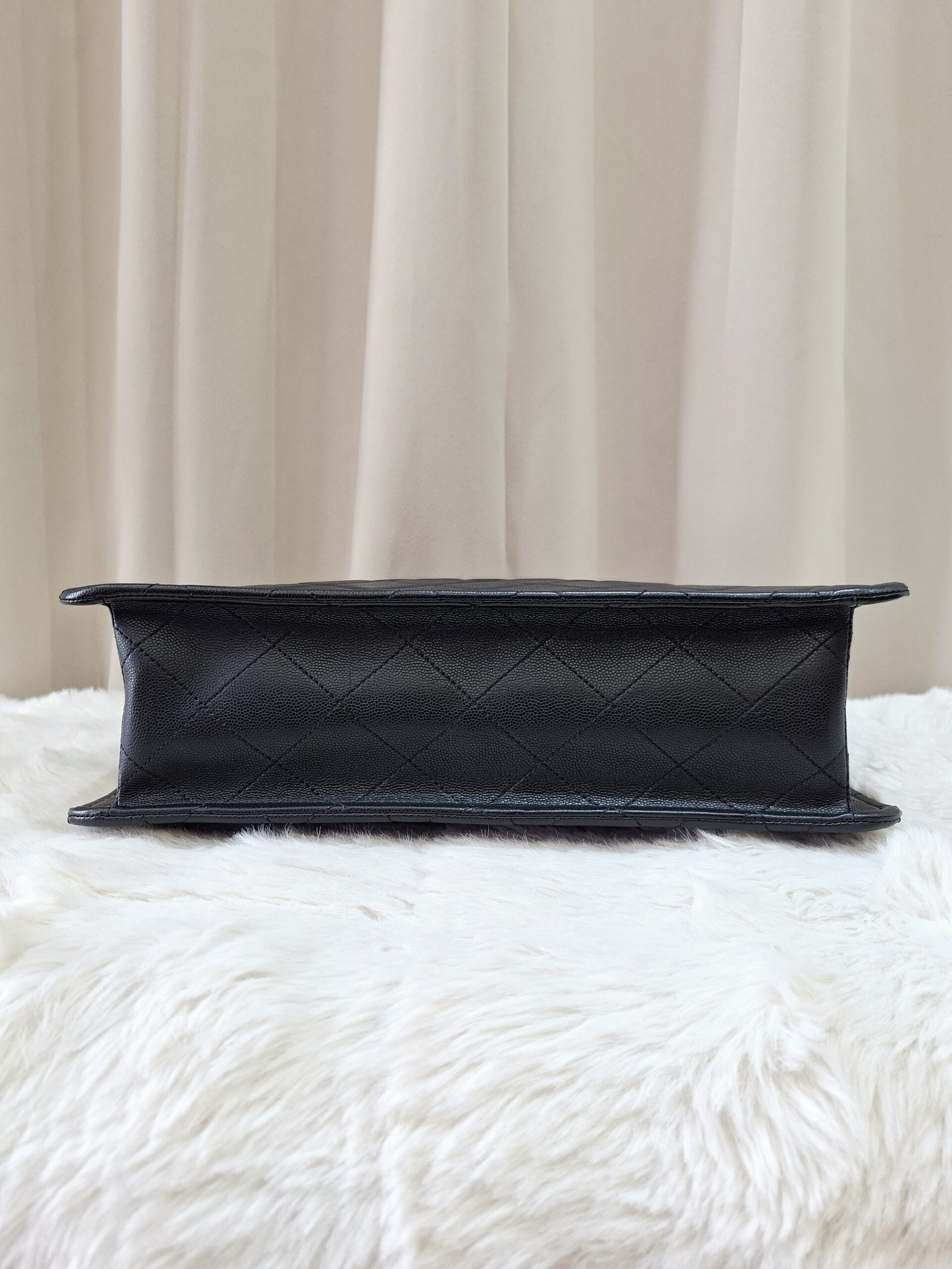 Chanel Quilted Caviar Sweet Shopping Tote Black GHW Chanel Quilted Caviar Sweet Shopping Tote Black GHW