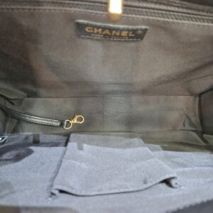 Chanel Quilted Caviar Sweet Shopping Tote Black GHW