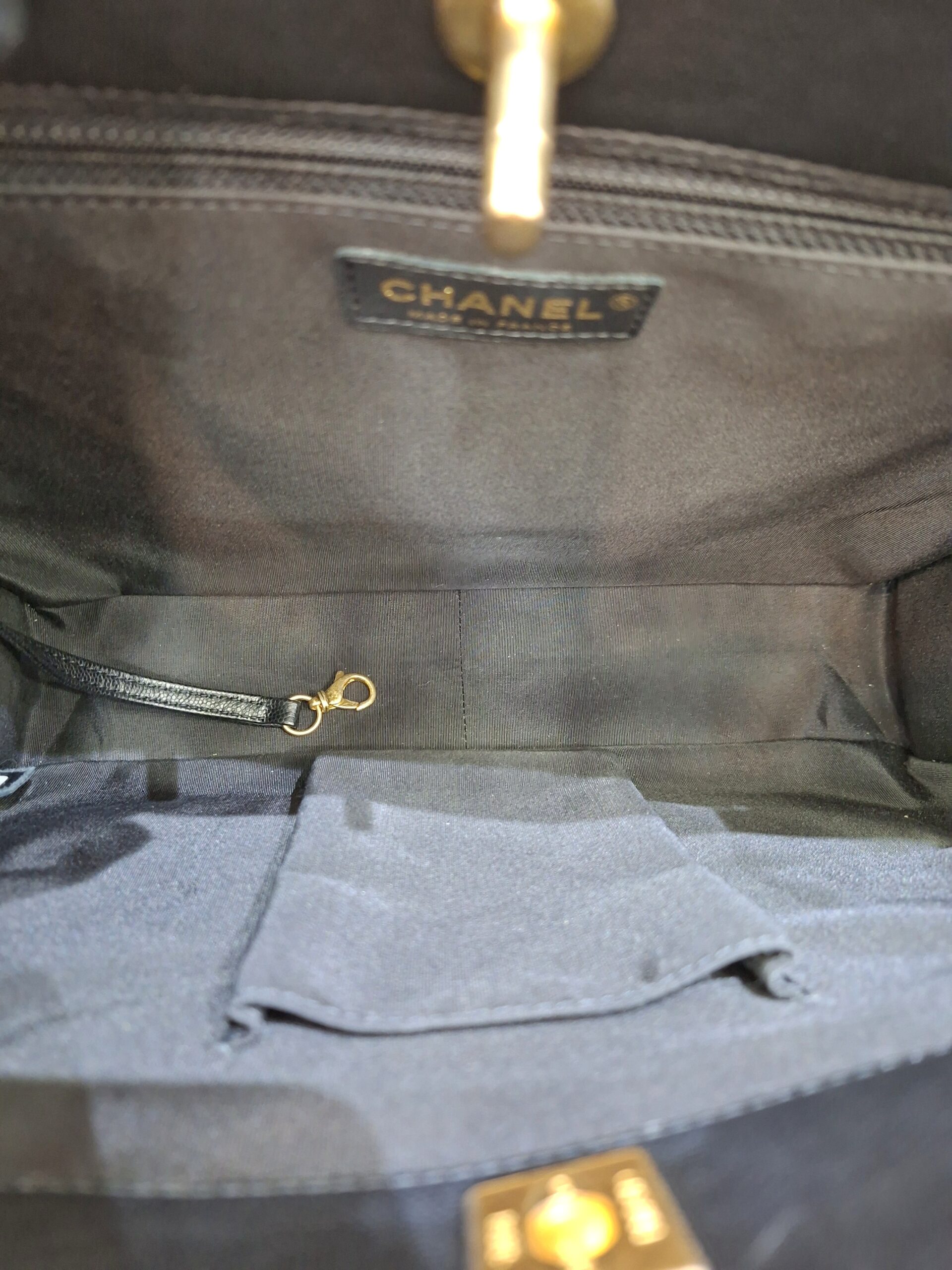 Chanel Quilted Caviar Sweet Shopping Tote Black GHW Chanel Quilted Caviar Sweet Shopping Tote Black GHW