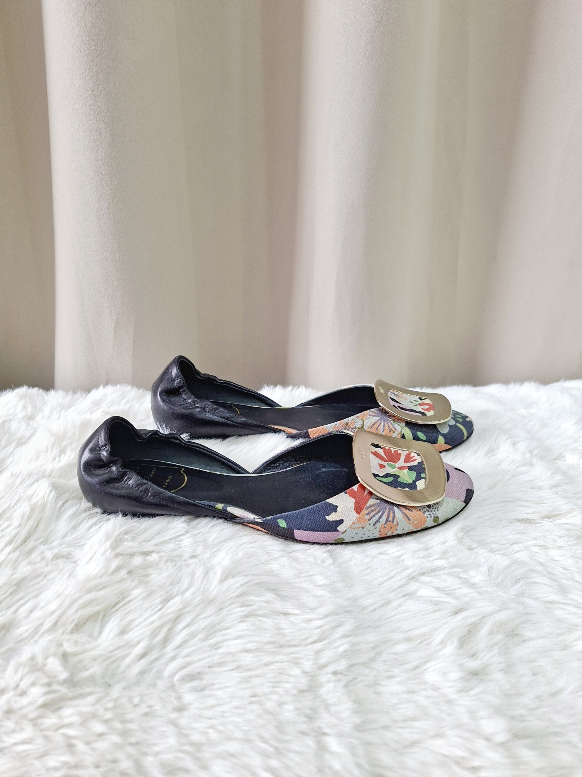 Roger Vivier Floral Flats Roger Vivier Floral Flats