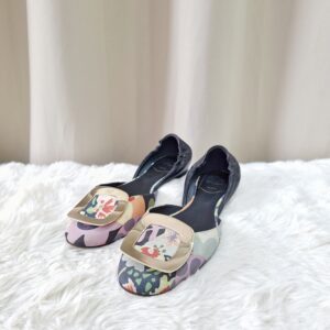 Roger Vivier Floral Flats