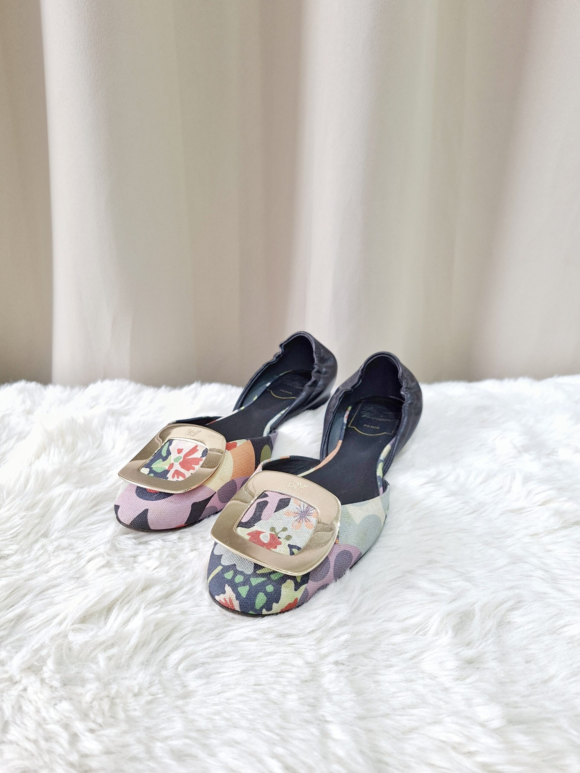 Roger Vivier Floral Flats Roger Vivier Floral Flats