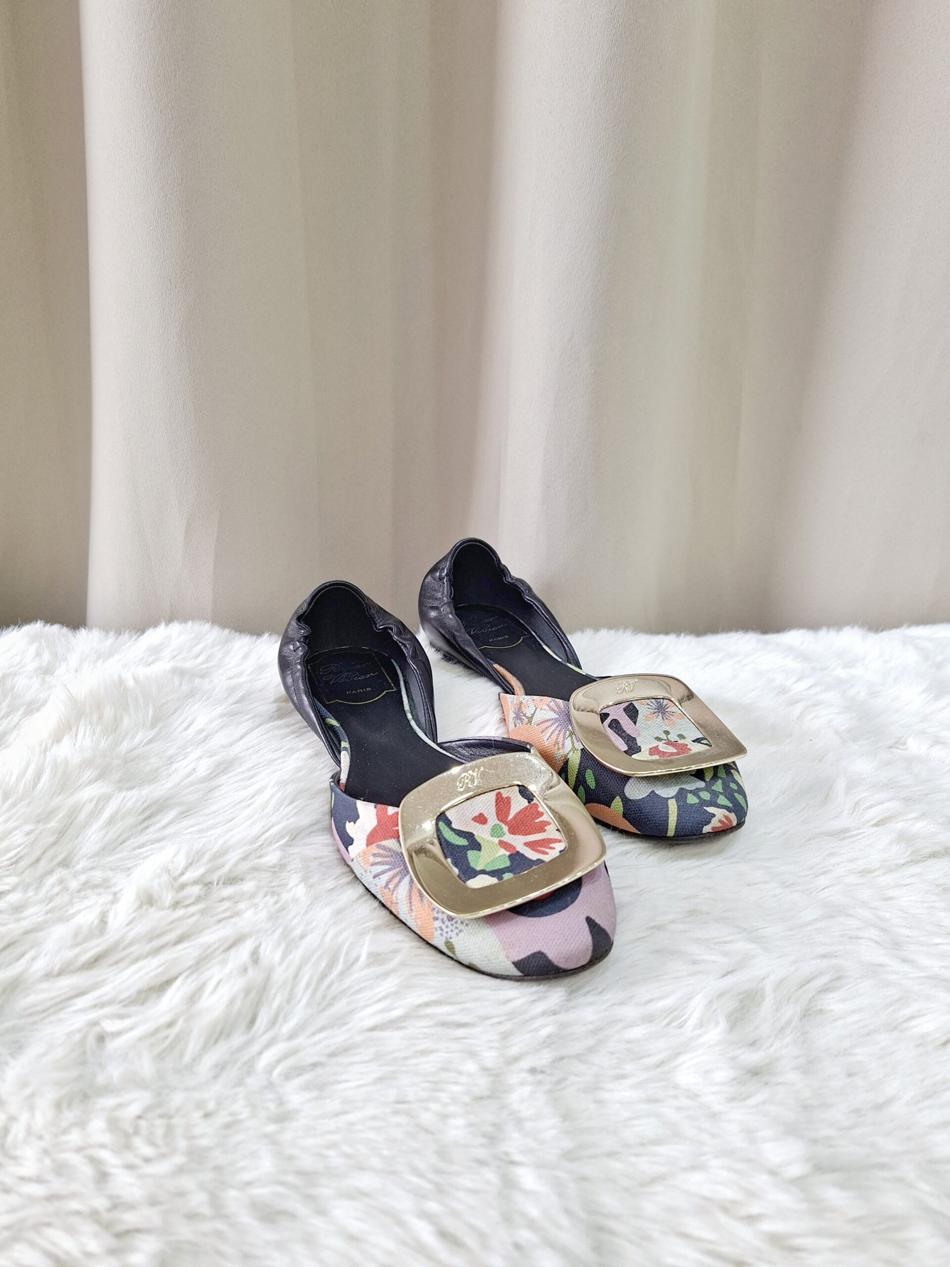 Roger Vivier Floral Flats Roger Vivier Floral Flats