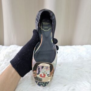 Roger Vivier Floral Flats