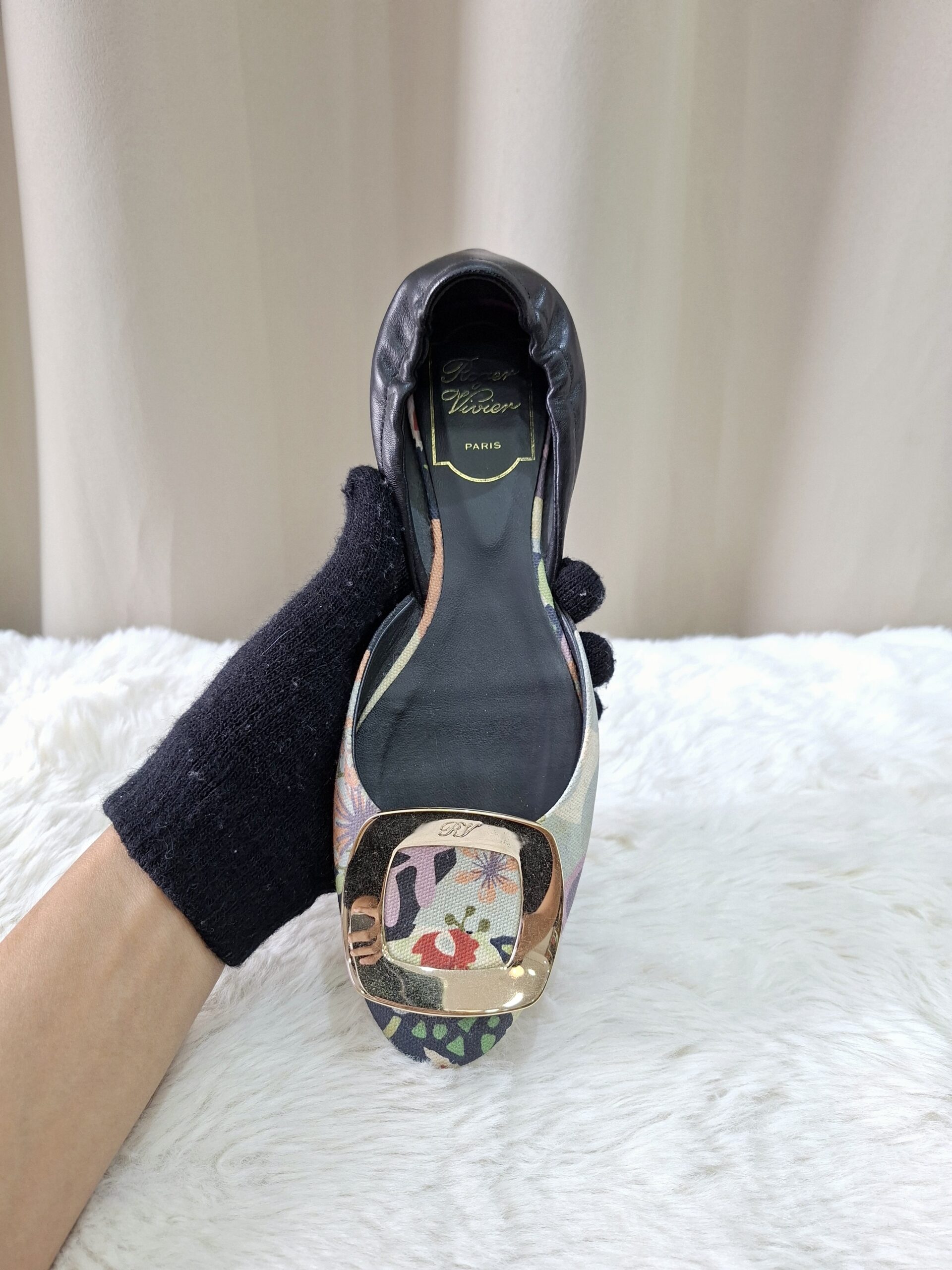 Roger Vivier Floral Flats Roger Vivier Floral Flats
